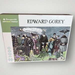 Edward Gorey - Untitled 1965 1000 Piece Puzzle Pomegranate Artpiece Puzzle NWOT